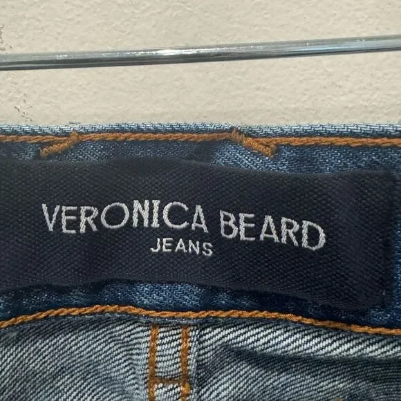 NEW Veronica Beard Taylor Wide-Leg Jean in “Stoned Bright Blue” - Picture 12 of 12